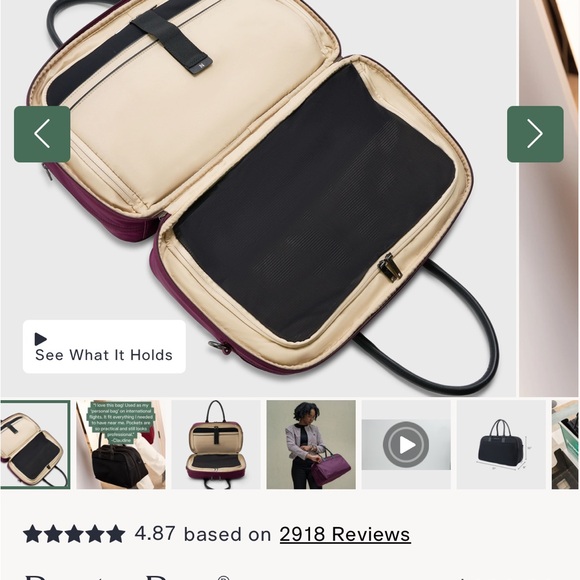 NWOT Nomad Lane Bento Bag - Venetian Violet - Picture 5 of 16